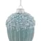 Glittered Mercury Glass Acorn Christmas Ornament - 4.5" - Blue